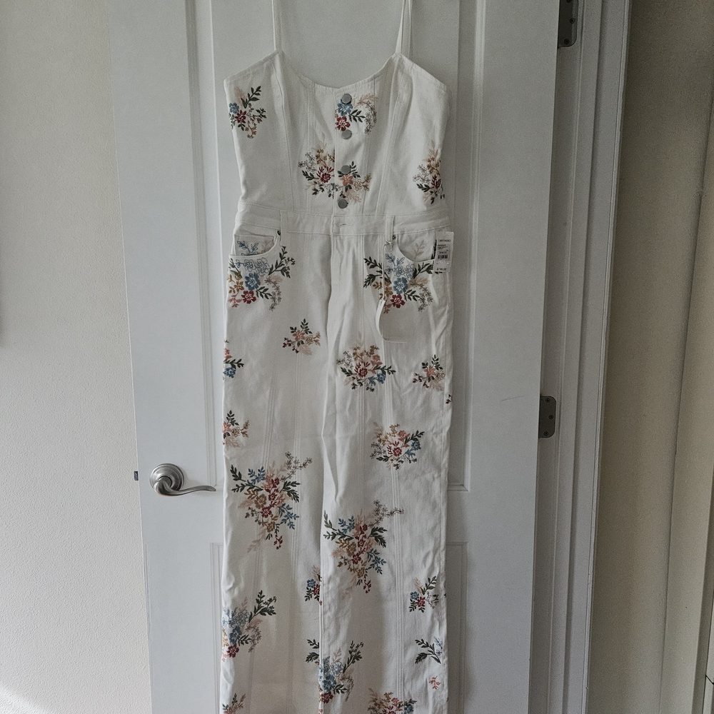 DRIFTWOOD White Floral Wide-Leg Jumpsuit - Picture 10 of 10